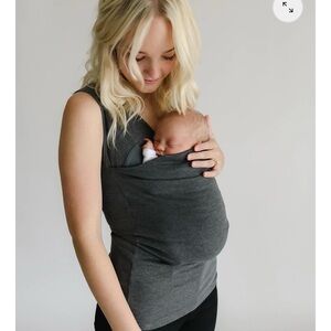 Medium Rust Lalabu Soothe Shirt Babywearing Top NWOT